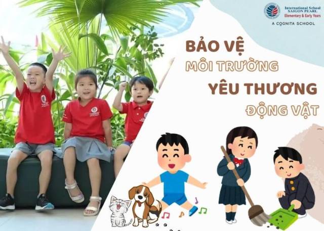 dạy trẻ kỹ năng bảo vệ môi trường, yêu đông vật